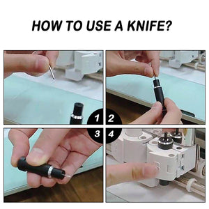 Planet Gates 1 set Roland Cricut Plotter Blade 30/45/60 Degrees Knife Cutter Blades Vinyl Cutter Offset Knife Replacement Carving Tool