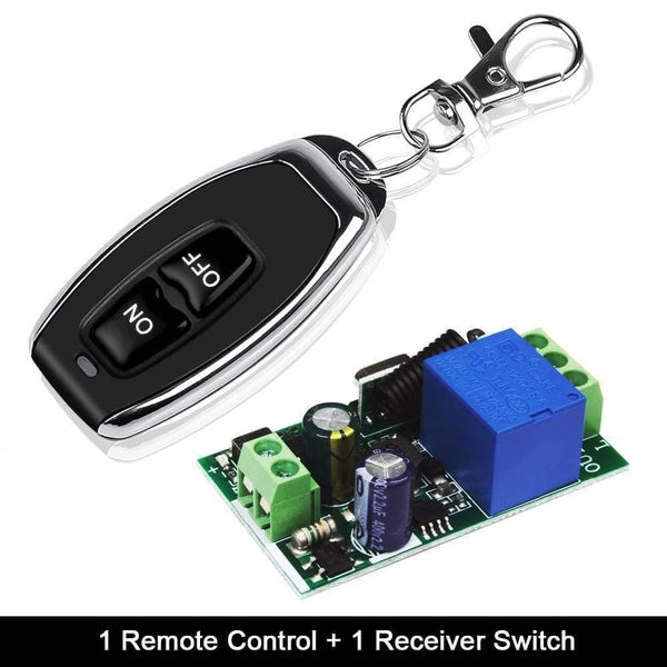 Planet Gates 1 Set Rubrum 433Mhz Wireless Remote Control Switch 220V 10A 1CH Relay Receiver Module RF Realy Transmitter With 433 Mhz Remote Control