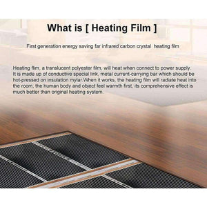 Planet Gates 1 Sqm New Infrared Underfloor Heating Floor System Carbon Heating Film for Warming House, Warmth Winter