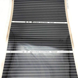 Planet Gates 1 Sqm New Infrared Underfloor Heating Floor System Carbon Heating Film for Warming House, Warmth Winter