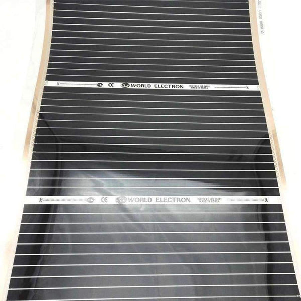 Planet Gates 1 Sqm New Infrared Underfloor Heating Floor System Carbon Heating Film for Warming House, Warmth Winter