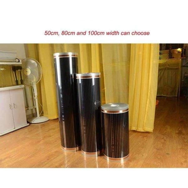 Planet Gates 1 Sqm New Infrared Underfloor Heating Floor System Carbon Heating Film for Warming House, Warmth Winter