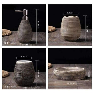 Planet Gates 1 Straw pattern bathroom bath gift sets creative home 5pcs/set Home accessories home bath products