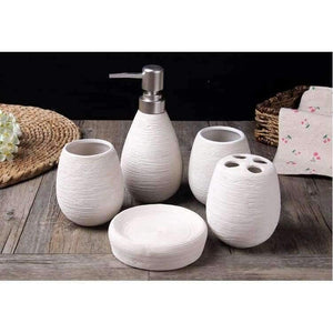 Planet Gates 1 Straw pattern bathroom bath gift sets creative home 5pcs/set Home accessories home bath products