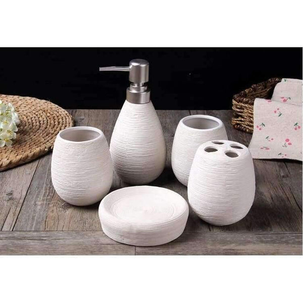 Planet Gates 1 Straw pattern bathroom bath gift sets creative home 5pcs/set Home accessories home bath products