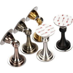 Planet Gates 1 Unids Dual purpose Self-Adhesive door stopper Windows Doors protecter magnet door stop stainless steel furniture hardware