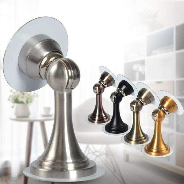 Planet Gates 1 Unids Dual purpose Self-Adhesive door stopper Windows Doors protecter magnet door stop stainless steel furniture hardware
