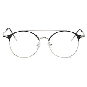 Planet Gates 1 VCKA 2018 New Fashion Women Mens Computer Goggles Retro Metal Blue Light Blocking Glasses Round Gaming Glasses UV400 Eyewear