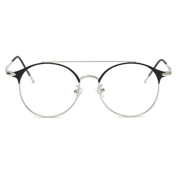 Planet Gates 1 VCKA 2018 New Fashion Women Mens Computer Goggles Retro Metal Blue Light Blocking Glasses Round Gaming Glasses UV400 Eyewear