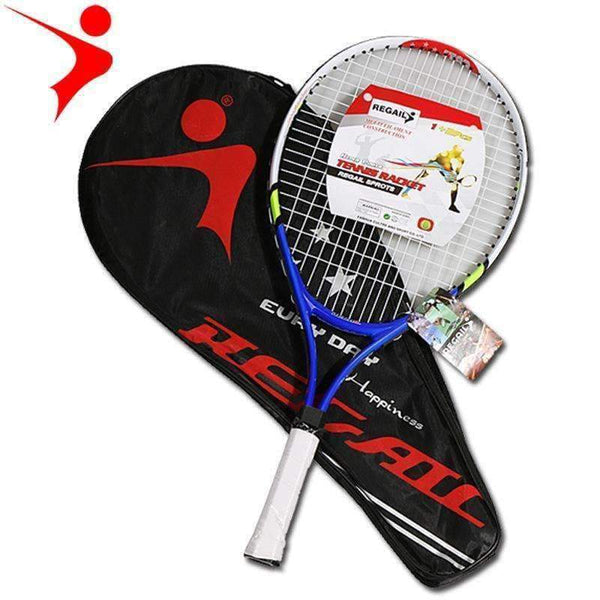 Planet Gates 1 x New Junior Tennis Racquet Raquette Training Racket for Kids Youth Childrens Tennis Rackets with Carry Bag Hot