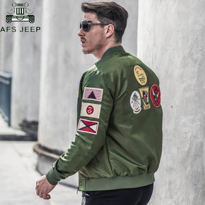 Planet Gates 1 / XL Jacket Men Plus Size 6XL Military tactical jacket  masculino Pilot Bomber Jacket