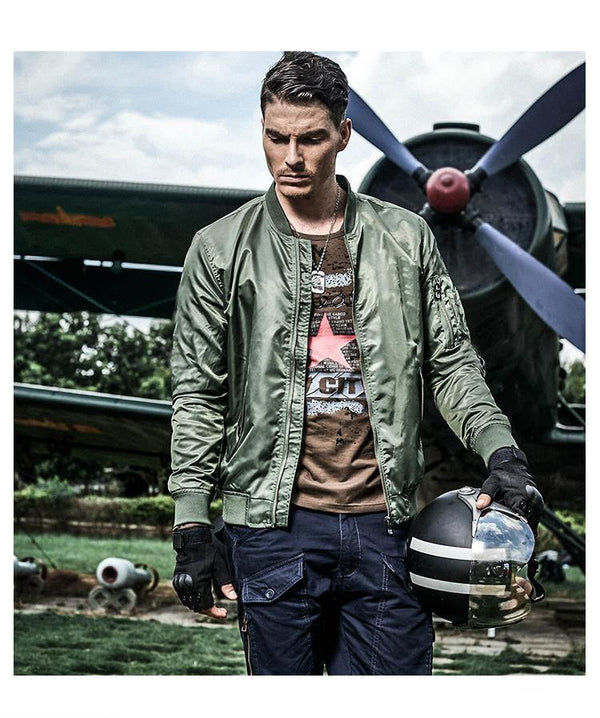 Planet Gates 1 / XL Jacket Men Plus Size 6XL Military tactical jacket  masculino Pilot Bomber Jacket