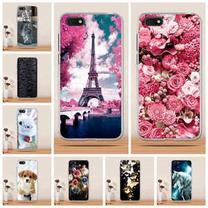 Planet Gates 1 / Y5 2018 For Huawei Y5 2018 Case Cover Silicone TPU 3D Printing Funda for Huawei Y5 Prime 2018 / Honor Play 7 / Honor 7s Case Cover Coque