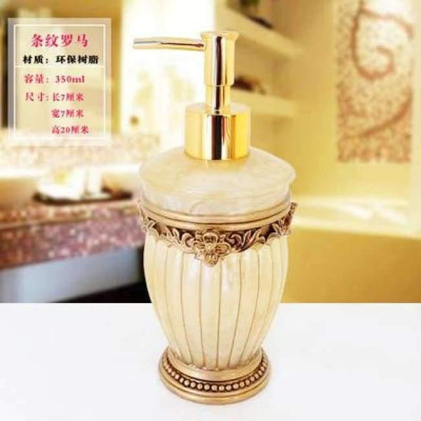 Planet Gates 10 1 Pcs Resin Soap Shampoo Dispenser Bathroom body Liquid Lotion Pump Action Bottle Holder Kitchen Bath Room Products 350ML