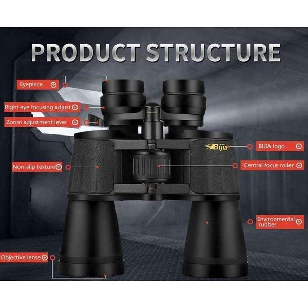 Planet Gates 10-120X80 professional zoom optical hunting binoculars wide angle camping telescope with tripod interface