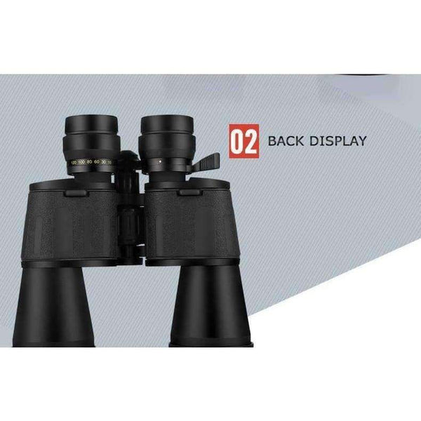 Planet Gates 10-120X80 professional zoom optical hunting binoculars wide angle camping telescope with tripod interface