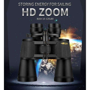 Planet Gates 10-120X80 professional zoom optical hunting binoculars wide angle camping telescope with tripod interface