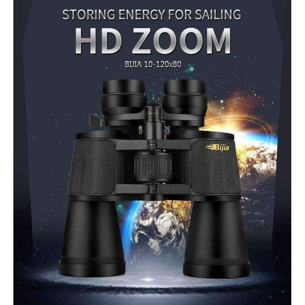Planet Gates 10-120X80 professional zoom optical hunting binoculars wide angle camping telescope with tripod interface