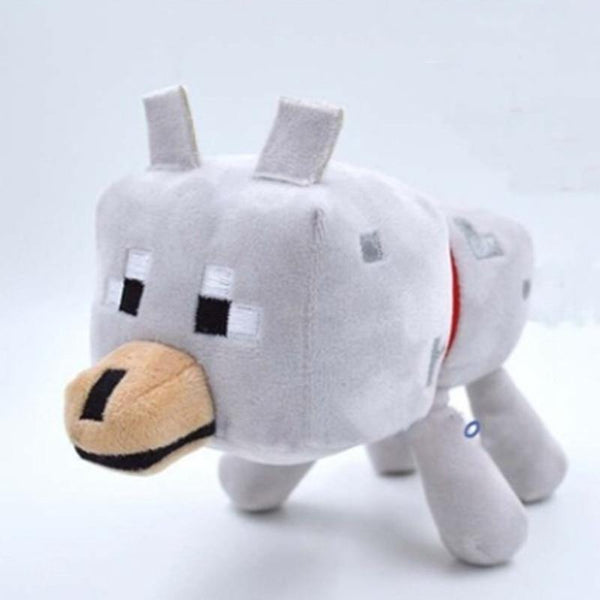 24 Styles Minecrafted Stuffed Plush Toys Doll Zombie Bat Squid Mooshroom Enderman Ocelot Pig Baby Sheep Kids Birthday Gift Toys