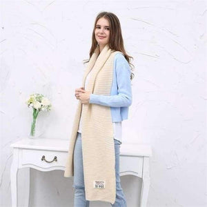 Planet Gates 10 / 180cmX42cm Women winter scarves and wraps red cashmere knitted scarf for women large big scarf FD197