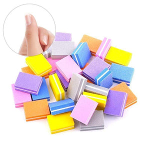 Planet Gates 10/20/30/50Pcs Coloful Nail Sponge Nail File Buffer Block Buffing Sanding Professional Nail Tools Double sided Pedicure Manicure