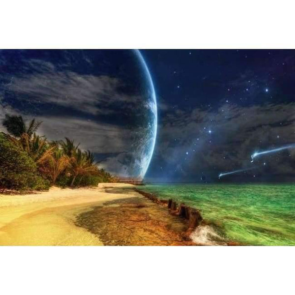 Planet Gates 10 / 20*30cm / China Diamond Painting,Starry Sky,5D,DIY,Needlework,Embroidery,Cross Stitch,Round Rhinestone,Decoration,Crafts,Fashion,Art,Gift