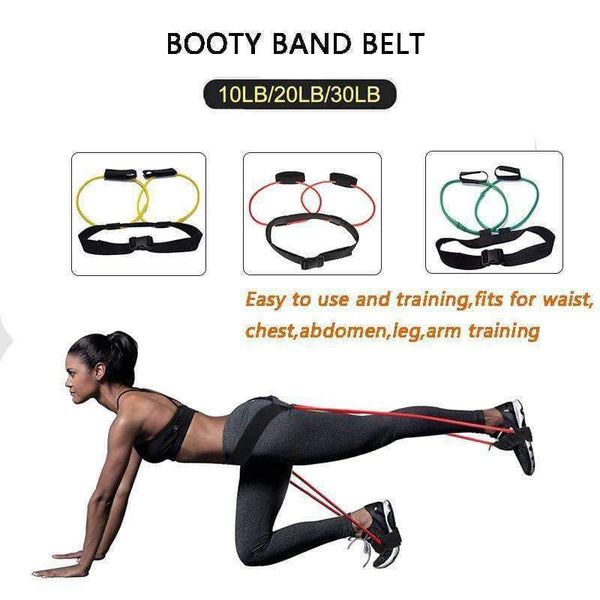 Planet Gates 10/20/30LB 3 Level Fitness Resistance Bands Workout Pull Rope For Exercise Hip Leg Arm to Build Body Yoga Fitness Equipment