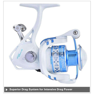 Planet Gates 10 / 2000 Series / China Summer 2000,3000,4000,5000 Series 10BBs Spinning Fishing Reel  Max Drag 8KG Carp Fishing Spinning Reel