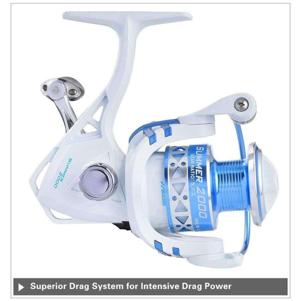 Planet Gates 10 / 2000 Series / China Summer 2000,3000,4000,5000 Series 10BBs Spinning Fishing Reel  Max Drag 8KG Carp Fishing Spinning Reel