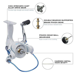 Planet Gates 10 / 2000 Series / China Summer 2000,3000,4000,5000 Series 10BBs Spinning Fishing Reel  Max Drag 8KG Carp Fishing Spinning Reel