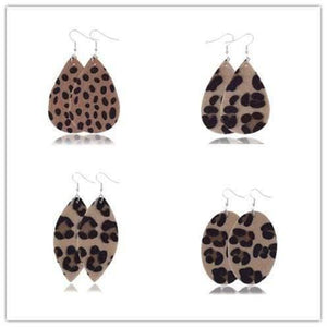 Planet Gates 10 30pair/lot New Teardrop PU Leather Earrings Sequins Looking Various Looking Various Multi Colors Bohemia Water Drop Earring