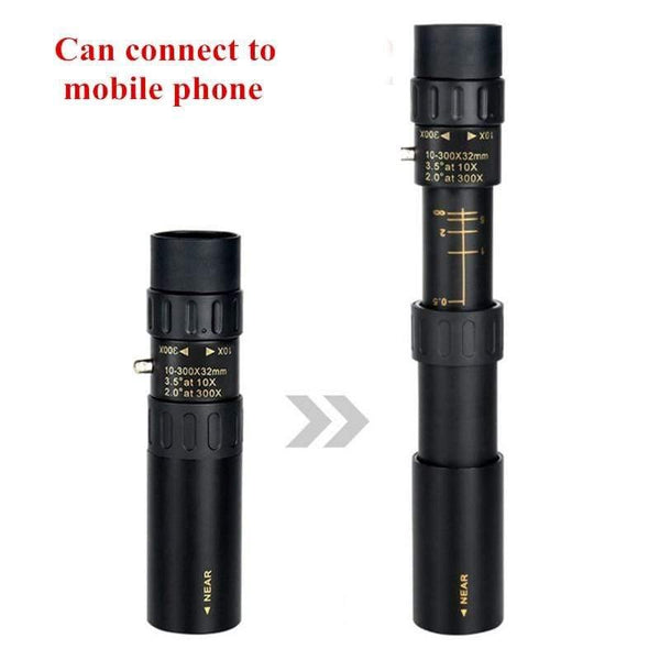 Planet Gates 10-30X25 10-300X32 Telescopic Pocket Mini Monocular Telescope Long Range Zoom Hunting High Definition Camp Hiking Travel Outdoor Equip