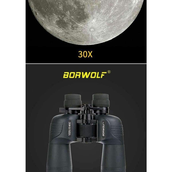 Planet Gates 10-30X50 Binoculars BAK4 Prism FMC Optical Lens High Power Hunting Birdwatching Light night vision telescope