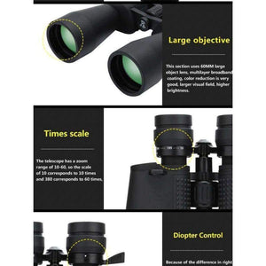 Planet Gates 10-380X100  High magnification long range zoom 10-60 times hunting telescope Binoculars  HD Professiona  Zoom