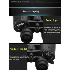 Planet Gates 10-380X100  High magnification long range zoom 10-60 times hunting telescope Binoculars  HD Professiona  Zoom