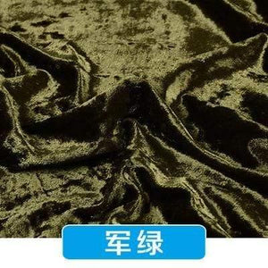 Planet Gates 10 / 50cm X 160cm Gold Velvet Diamond Luster Fabric For Dress Stretch Gentle Thin Flannel Cloth Diy Clothes Shirt Sewing Handmade Patchwork