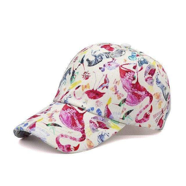 Planet Gates 10 / 56-58cm Outdoor Sport Baseball Cap Spring Summer Floral Print Adjustable Men Women Caps Fashion Hip Hop Hat