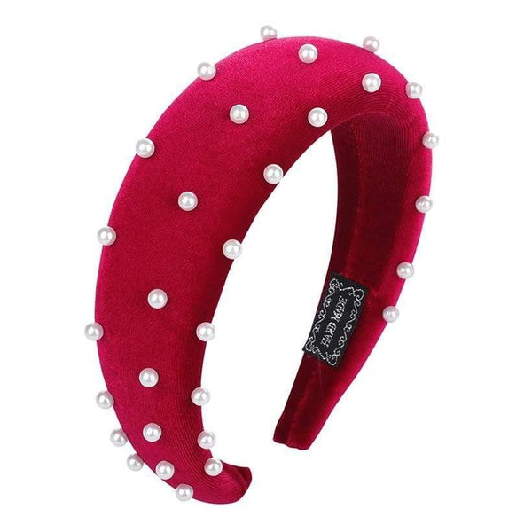 Fashion Western Style Solid Colors Thicken Padded Headband Bezel Turban Women Hairbands Girls Accessories Headwear