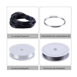 Planet Gates 10 Grids Metal Jewelry Making Kit DIY Necklace Materials Repair Tool With Accessories Findings And Beading Wires Adults Supplies