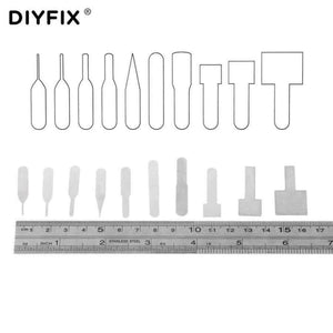 Planet Gates 10 in 1 Mobile Phone BGA IC Chip Repair Blades Kit for iPhone CPU Remover Logic Board NAND Flash Repair Tools