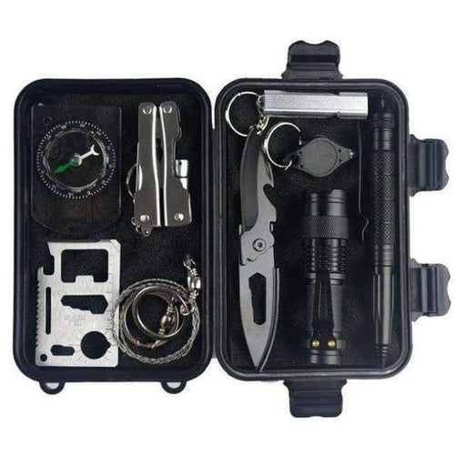 Planet Gates 10 in 1 survival kit Set  EDC Camping equipment Multifunction First aid SOS Emergency Supplies+Multifunctional pliers