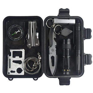 Planet Gates 10 in 1 survival kit Set  EDC Camping equipment Multifunction First aid SOS Emergency Supplies+Multifunctional pliers