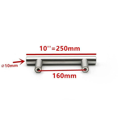 50mm-500mm Stainless Steel Kitchen Door Cabinet T Bar Handle Pull Knob Cabinet Knobs Furniture Handle Cupboard Drawer Handle