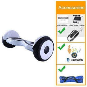 Planet Gates 10 Inch BM White / Germany Electric Scooter Hoverboard Skateboard Hover Board Self Balancing Scooter 10 inch Hoverboard 10 inch Skuter Adults Toys