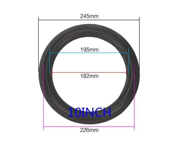 Planet Gates 10 inch GHXAMP 2PCS Speaker Foam Repair Folding Edge Ring Subwoofer Speaker Repair Accessories DIY 5 INCH 6.5INCH 8 INCH 10 12 INCH