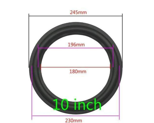 Planet Gates 10 inch GHXAMP Speaker Rubber Surround Repair 3 inch 4 inch 5 inch 6.5 8 inch Speaker Subwoofer Accessories General Folding Edge Diy