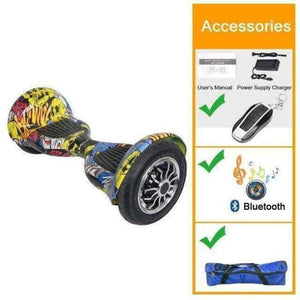 Planet Gates 10 Inch Hiphop / Germany Electric Scooter Hoverboard Skateboard Hover Board Self Balancing Scooter 10 inch Hoverboard 10 inch Skuter Adults Toys