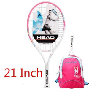 Planet Gates 10 Junior Carbon Fiber Tennis Racquet for Kids Youth Childrens Training Rackets With bag cover 21/23/25 Inch Raquete De Tenis
