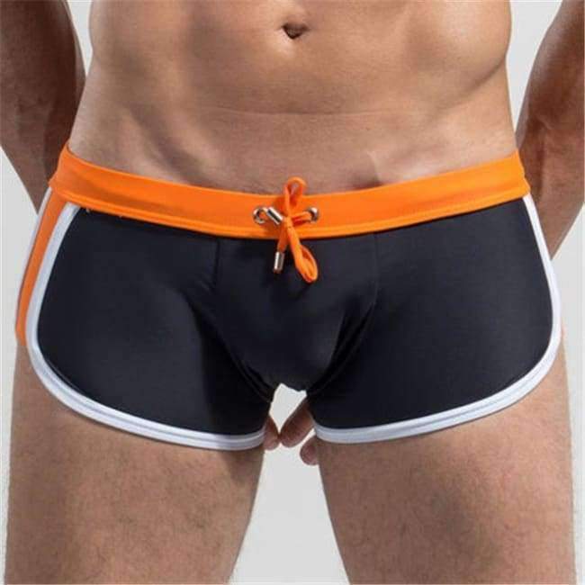 Planet Gates 1 / L Swimwear Men Breathable Men's Swimsuits Swim Trunks Boxer Briefs Sunga Swim Suits Maillot De Bain Beach Shorts