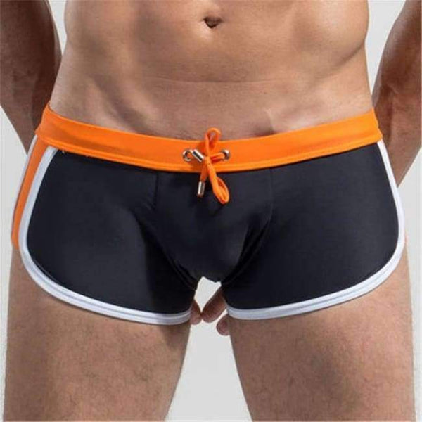 Planet Gates 10 / L Swimwear Men Breathable Men's Swimsuits Swim Trunks Boxer Briefs Sunga Swim Suits Maillot De Bain Beach Shorts